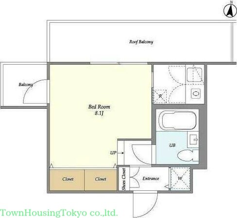 ベルファース都立大学の物件間取画像